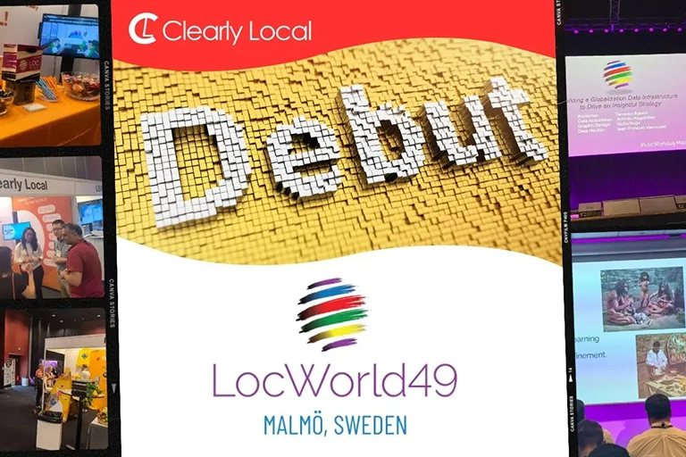 CLEARLY LOCAL AT LOCWORLD49- JOINING INDUSTRY LEADERS TO DISCUSS TRENDS AND THE FUTURE OF LOCALIZATION 2